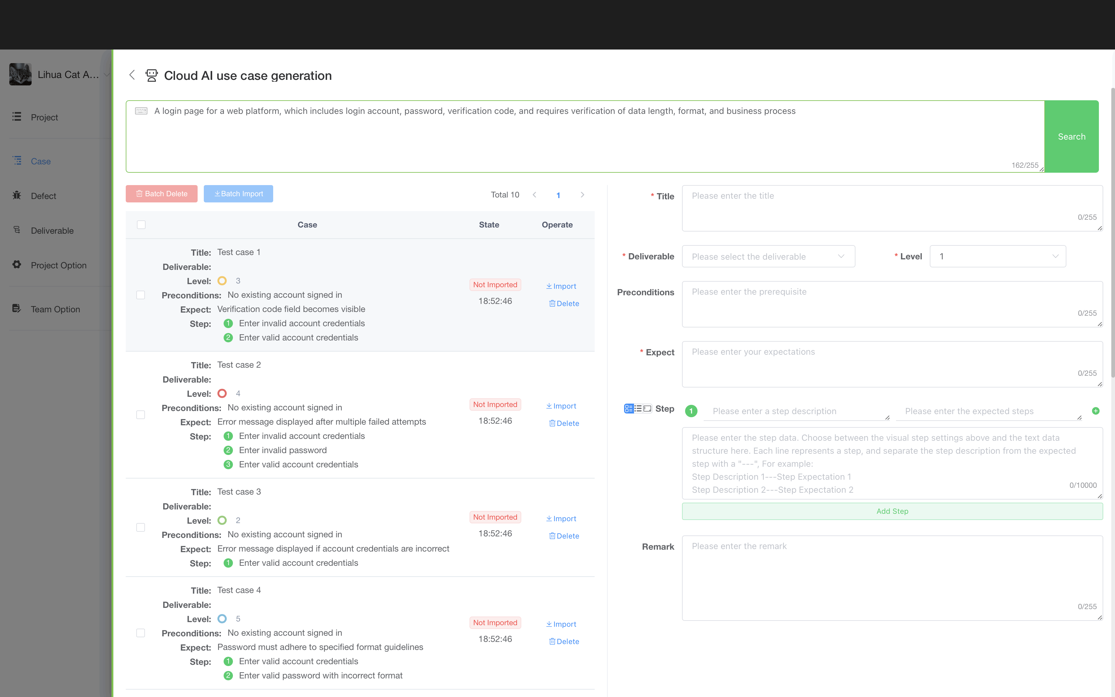 Select Use Cases Created By AI